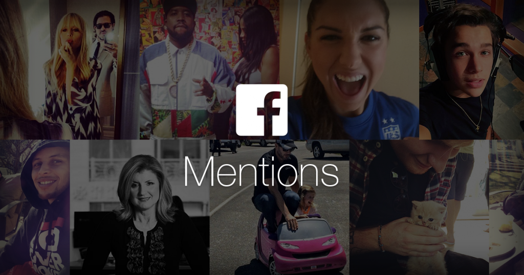 Facebook Mentions, la app para los famosos y sus fans, se renueva