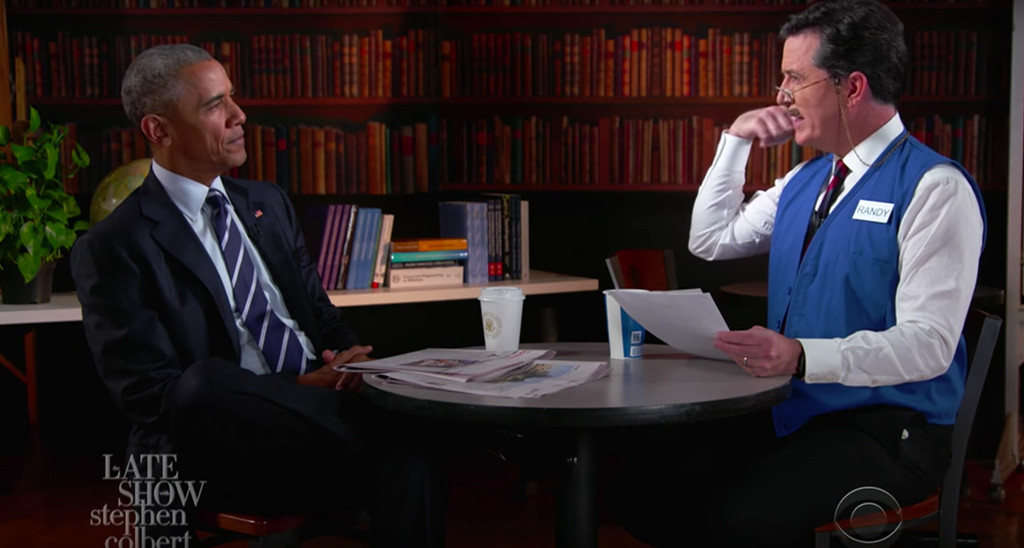 Barack Obama y su divertido sketch para encontrar empleo tras el fin de su mandato