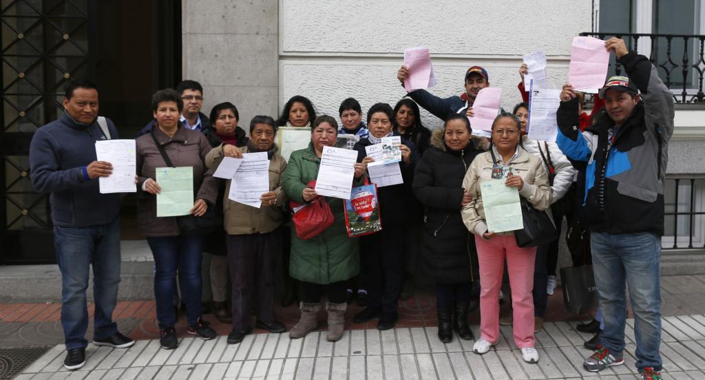 Perjudicados por OGC realizan plantón; Cancillería se pronuncia