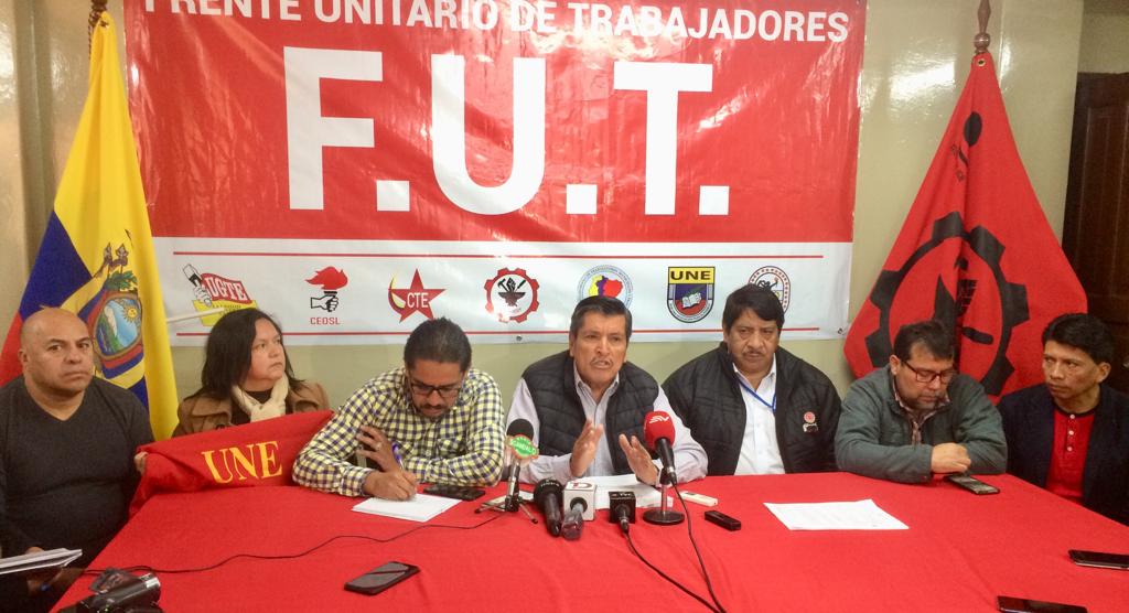 Moreno no se reunió con representantes del FUT