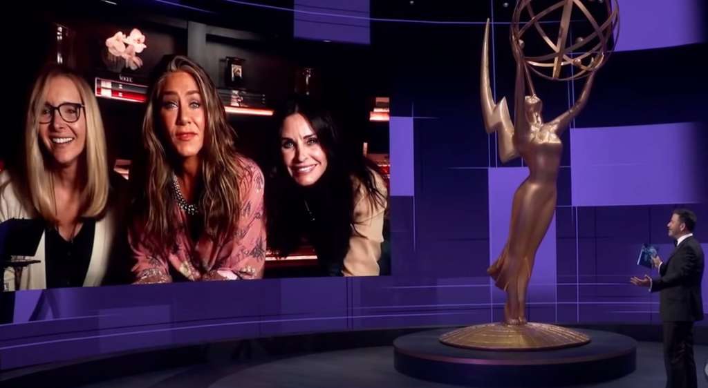 Las actrices de Friends se reúnen en los Emmy 2020