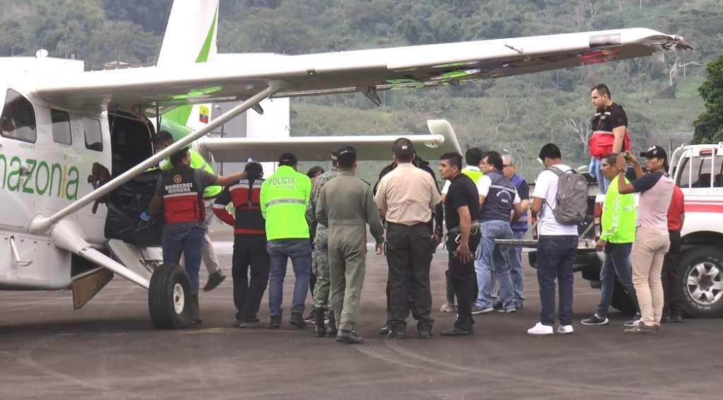 Rescatan un cuerpo de avioneta en Morona