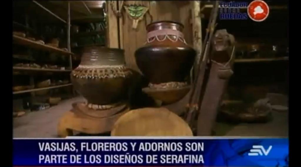 Las artesanías de Serafina son todo un atractivo en Tena