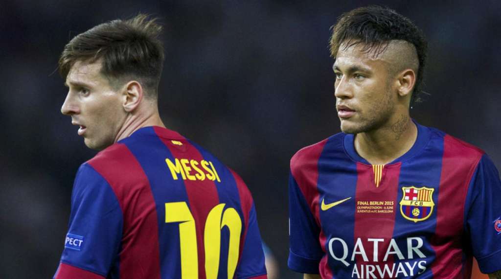 El reencuentro de Neymar y Messi en Brasil