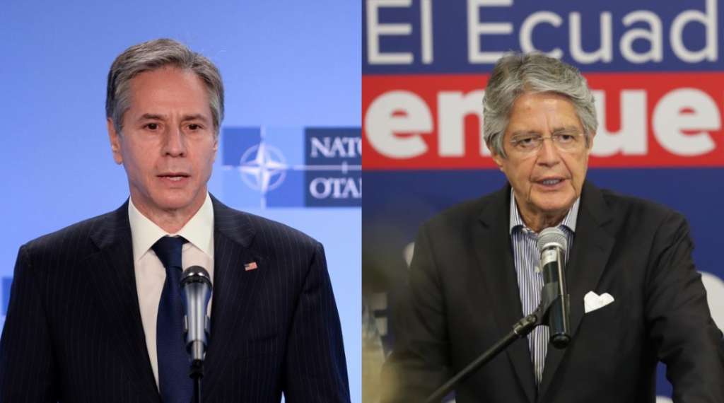 Secretario de Estado de EE.UU. conversó con Guillermo Lasso