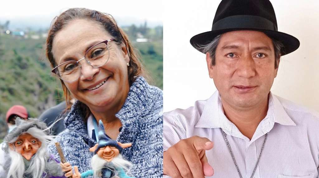Pierina Correa y Salvador Quishpe, precandidados a presidir la Asamblea