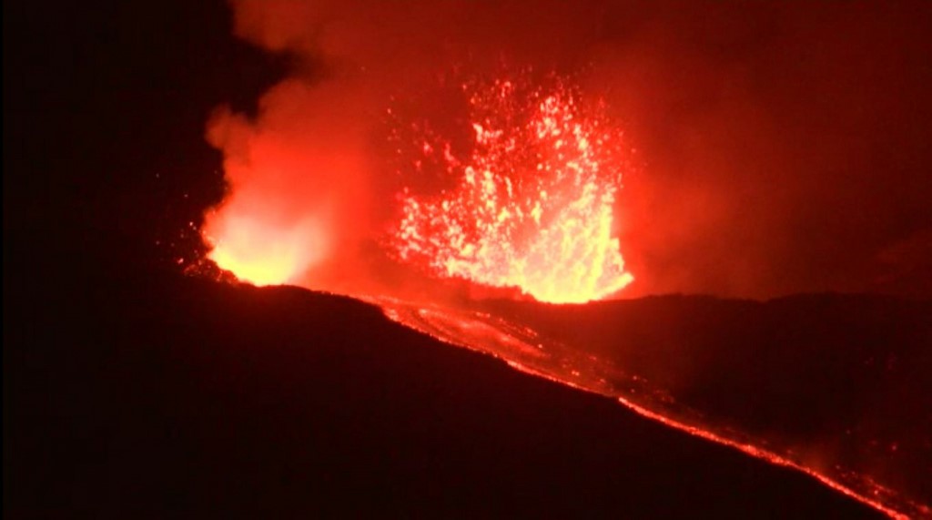 Se despertó el volcán Etna en Italia