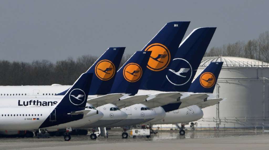 Lufthansa, golpeada por el coronavirus, prevé suprimir 22.000 empleos