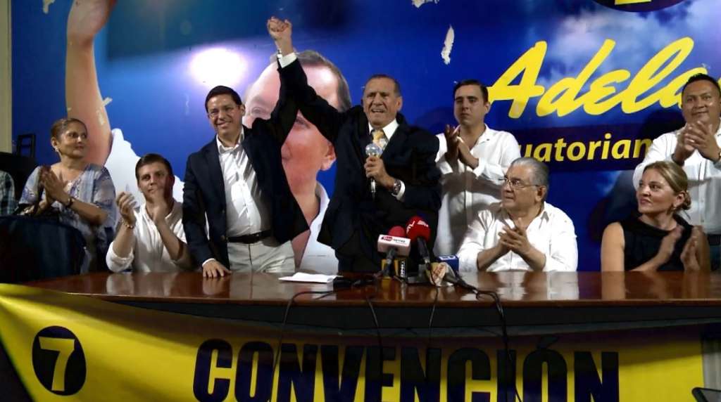 Adelante Ecuatoriano Adelante confirma candidatos