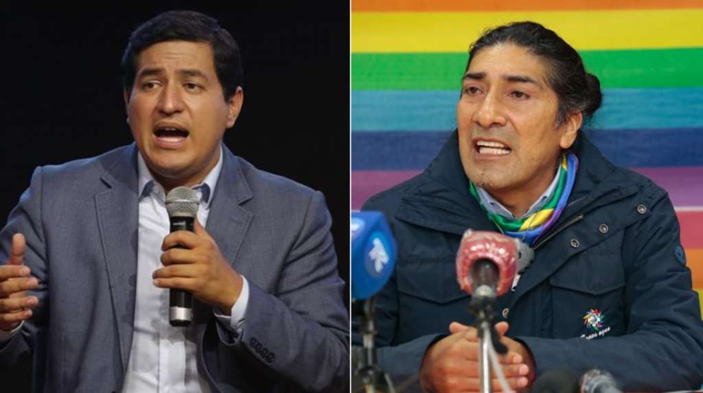 Con más del 73 % de actas escrutadas, Arauz y Pérez pasarían a segunda vuelta