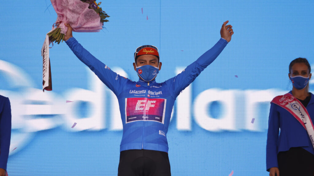 Jonathan Caicedo mantiene la &#039;Maglia Azzurra&#039; tras la Etapa 4