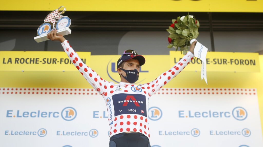 Carapaz se mantiene líder de la montaña en el Tour de Francia