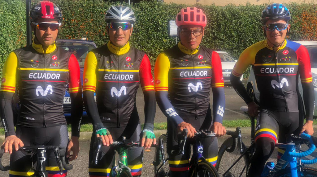 Carapaz ya está en Italia por el Mundial de Ciclismo