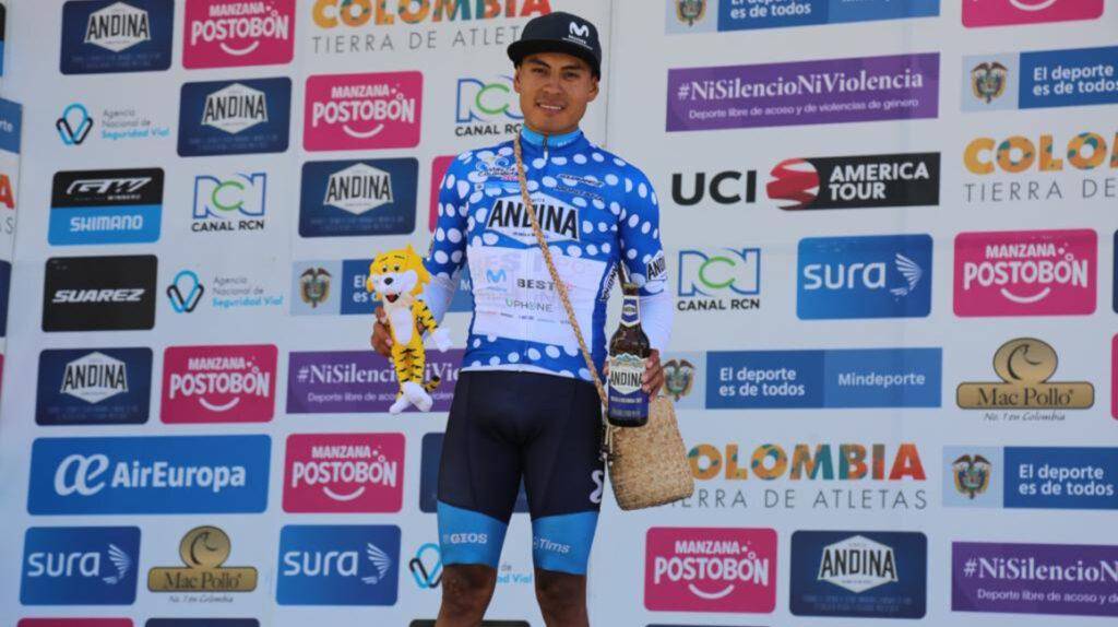 Santiago Montenegro es el nuevo líder de la montaña en la Vuelta a Colombia