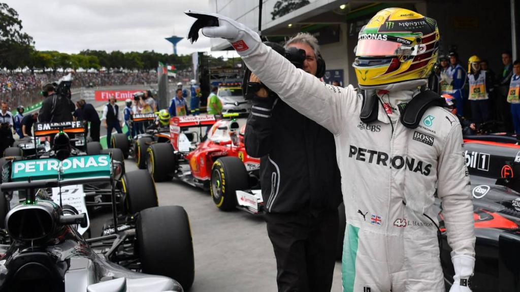 Hamilton largará desde la pole en un GP de Brasil que puede coronar a Rosberg