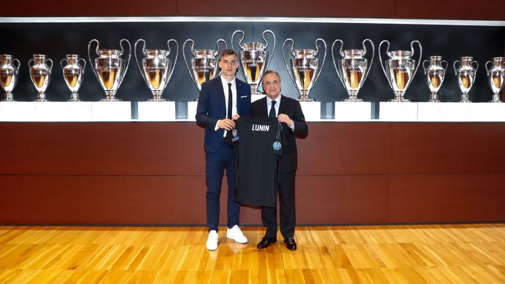Real Madrid presenta a su nuevo portero: Andriy Lunin