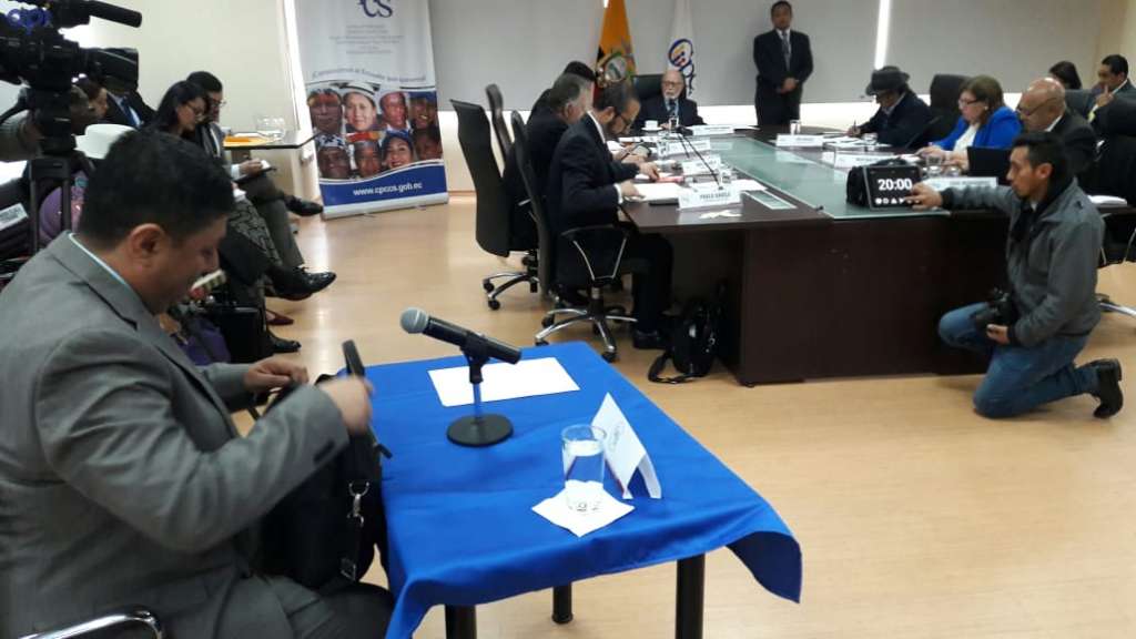 Trujillo: decisiones del CPCCS transitorio son inamovibles