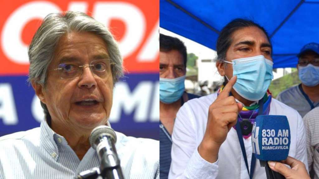 Guillermo Lasso supera a Yaku Pérez cuando faltan 0.19% de actas por escrutar