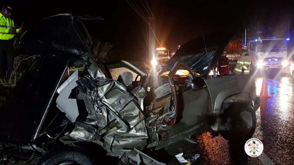Cuatro muertos y tres heridos por accidente vial en Ibarra