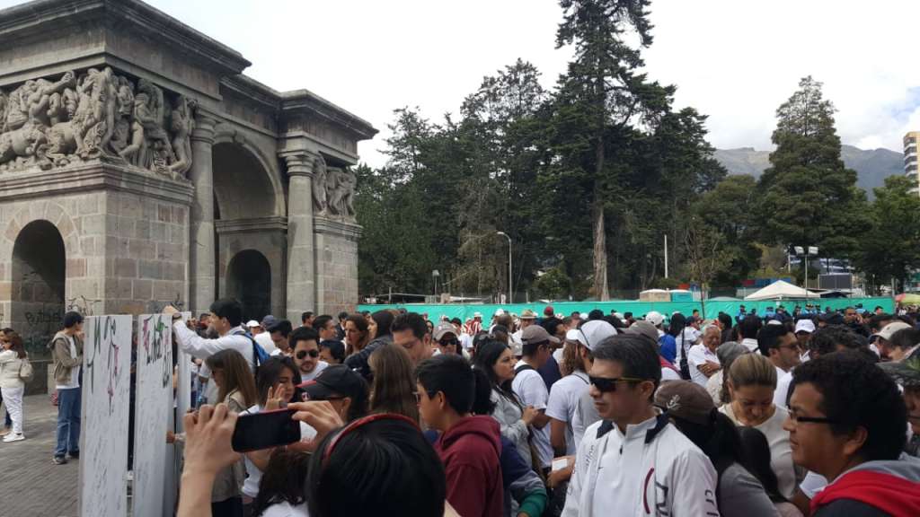 Tras protestas, Quito vivió jornada de minga ciudadana