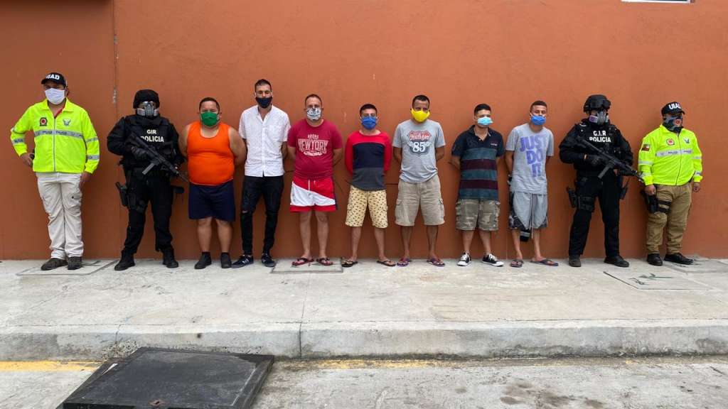 Megaoperativo en Manabí desarticula banda delictiva