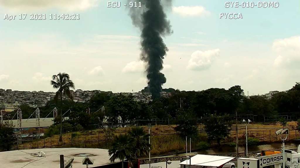 Incendio en Urdesa, al norte de Guayaquil, fue controlado