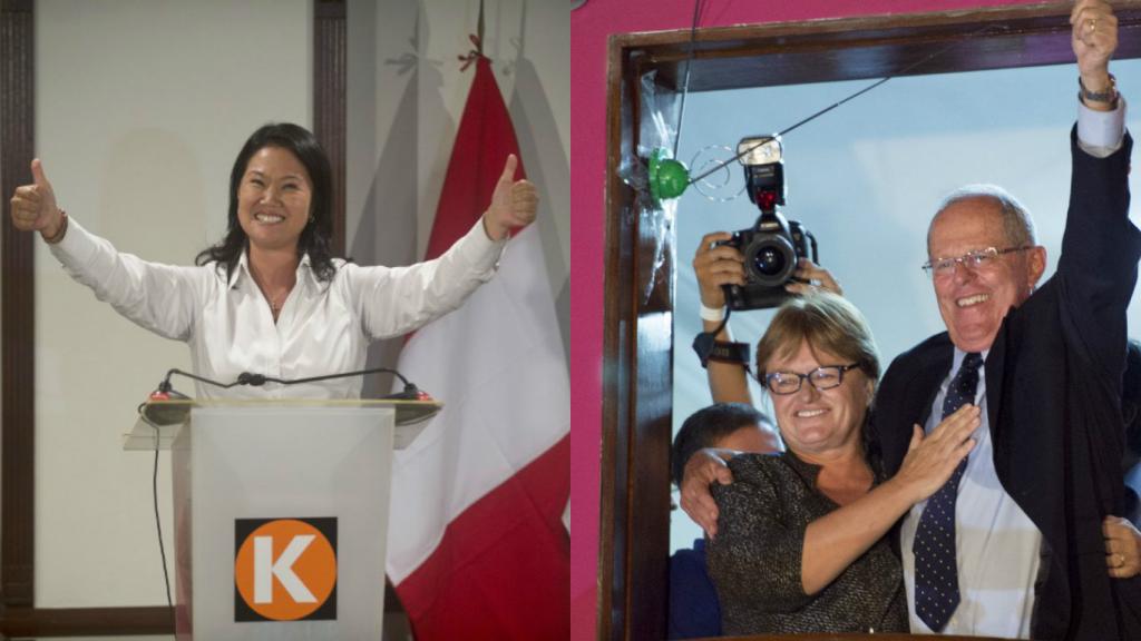 Fujimori y Kuczynski disputarán presidencia del Perú