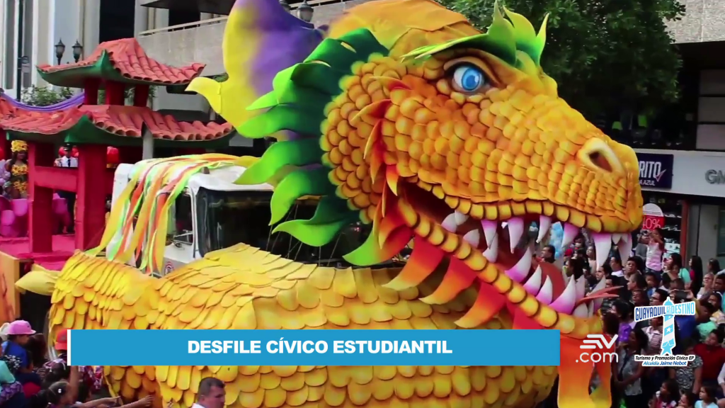 Guayaquil celebra sus fiestas de independencia con desfiles y pregones