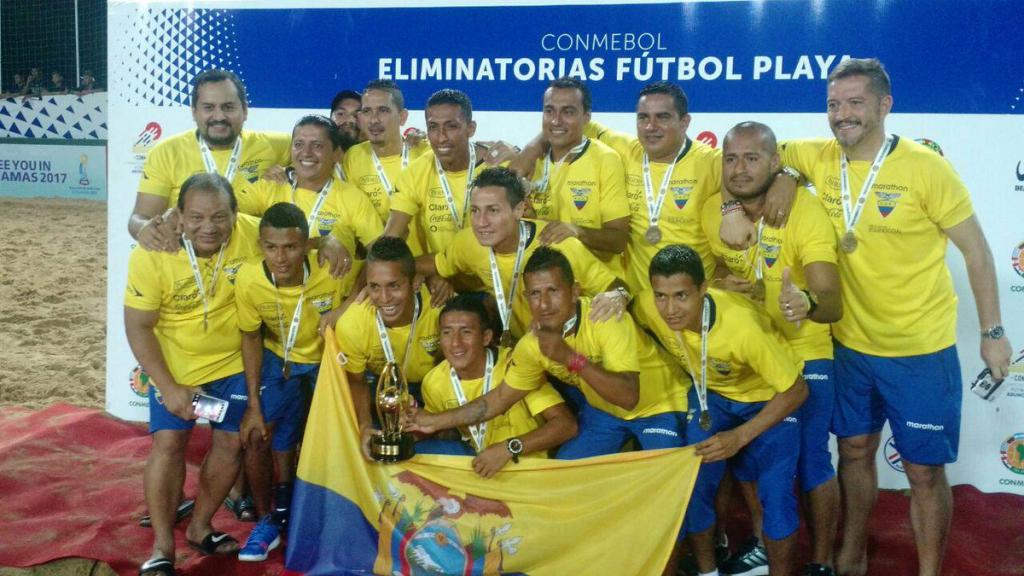 Ecuador ya tiene rivales en mundial de fútbol playa 2017