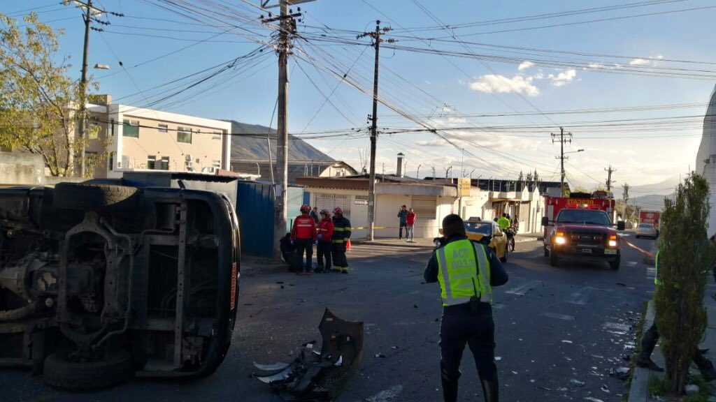 Nueve heridos por accidente de tránsito en Quito