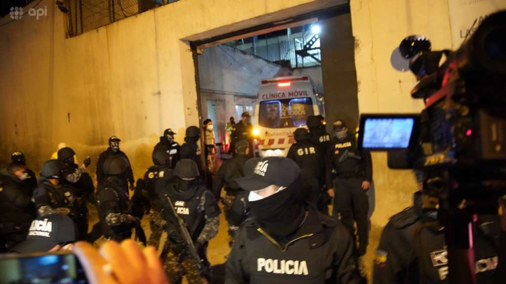 Daniel Salcedo ingresó a la cárcel de El Inca, al norte de Quito