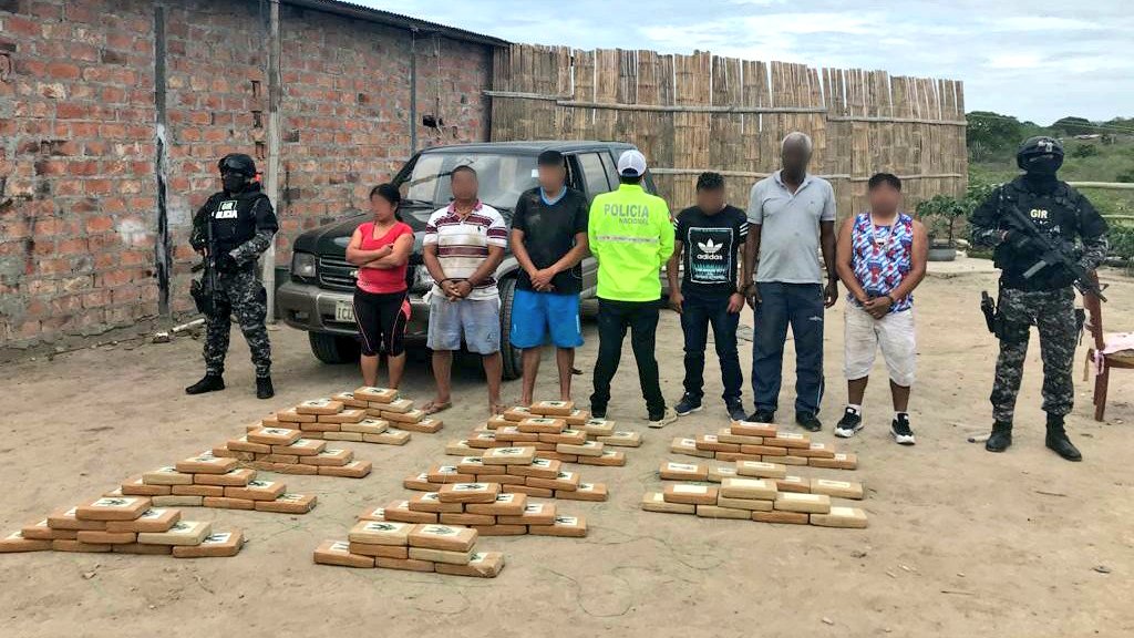 Decomisan 1,5 toneladas de cocaína en Manabí