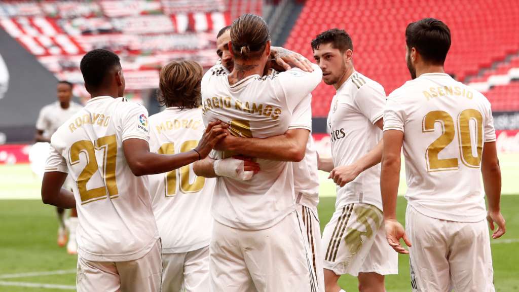 Sergio Ramos, de penal, acerca el título al Madrid