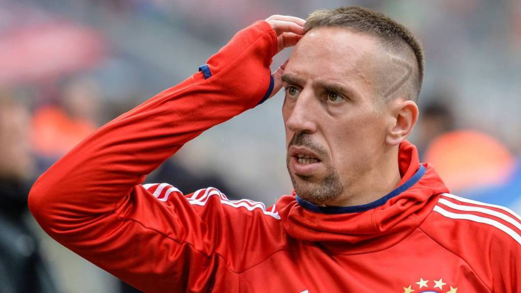 Frank Ribery come un filete bañado en oro
