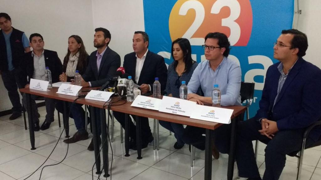 Movimiento SUMA anuncia su postura frente a resultados electorales del CNE
