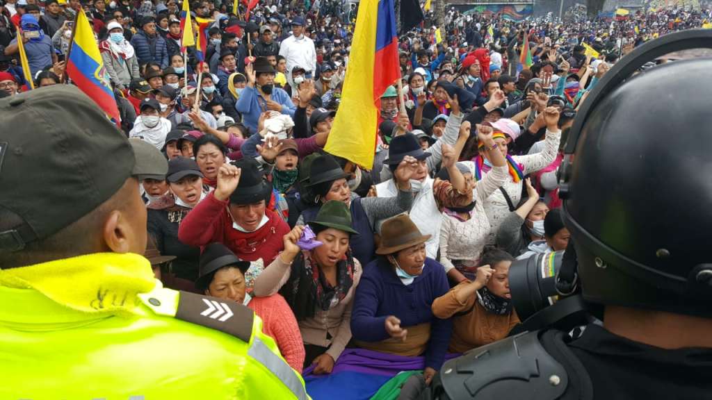 Nuevos disturbios en Quito por protestas indígenas