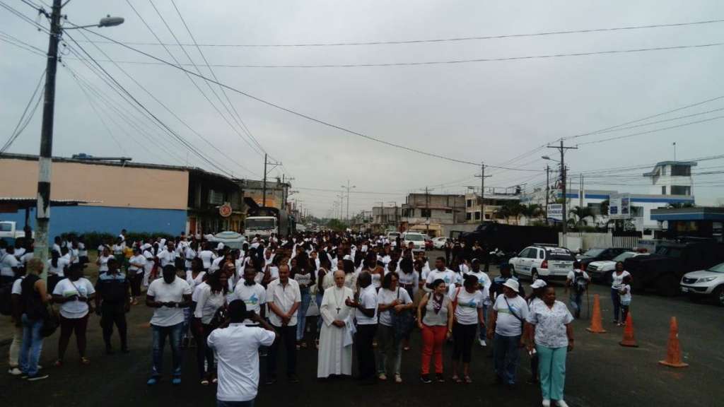 San Lorenzo marcha por integración y paz en frontera