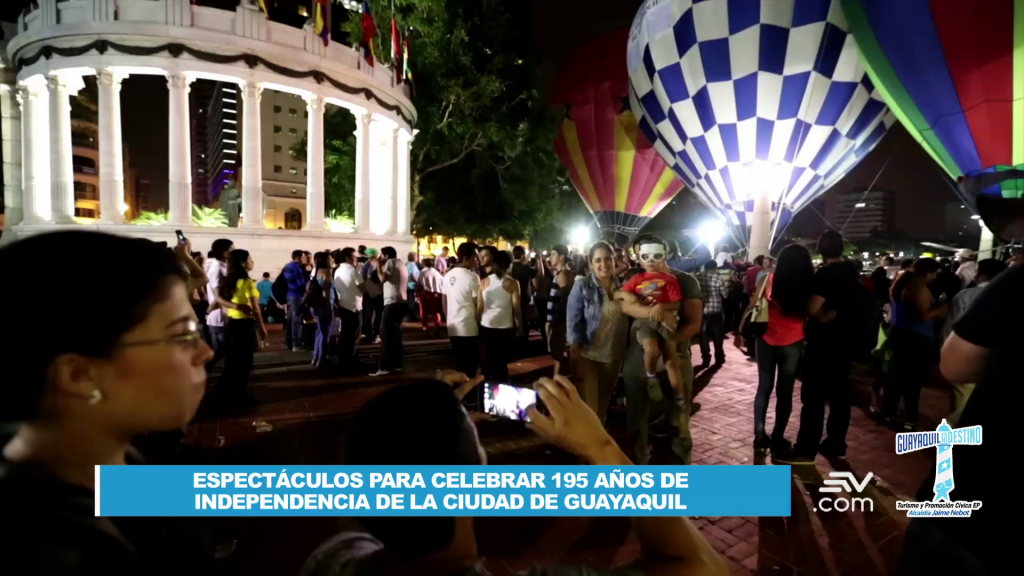 Shows por las fiestas de independencia de Guayaquil