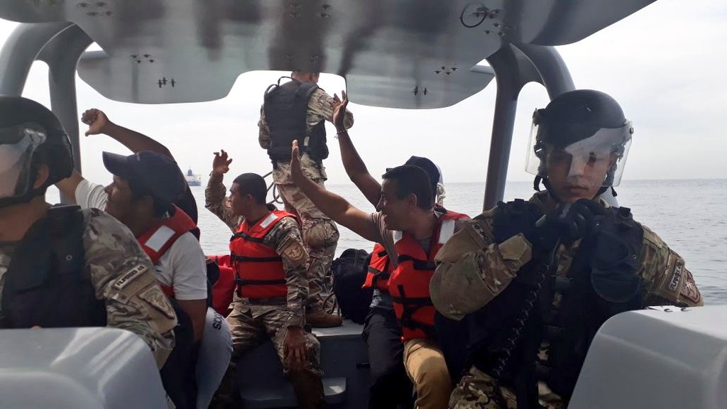 Pescadores ecuatorianos fueron rescatados en Panamá