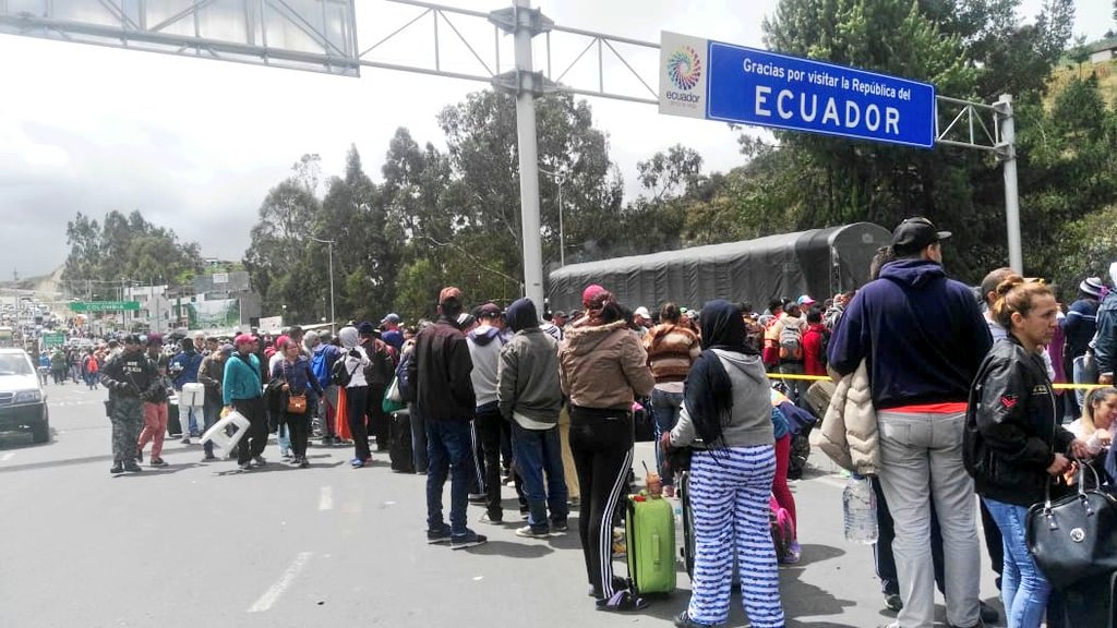 Ecuador declara emergencia migratoria por venezolanos