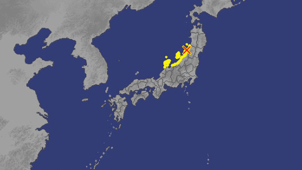 Alerta de tsunami tras sismo en el noroeste de Japón