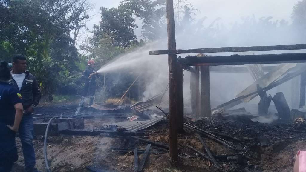 Adulto mayor muere durante incendio en Yaguachi