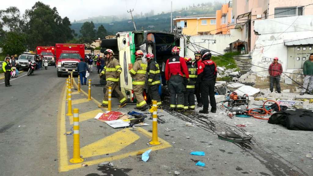Volcamiento en Conocoto deja al menos 5 fallecidos
