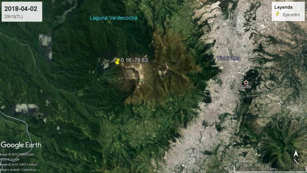 Sismo tiene relación con actividad de volcán Pichincha