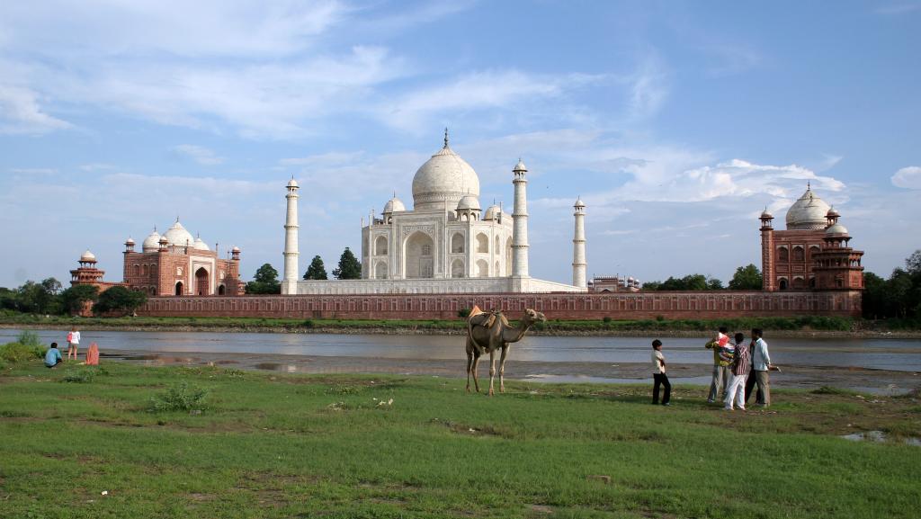 El estiércol, el peor enemigo del Taj Mahal