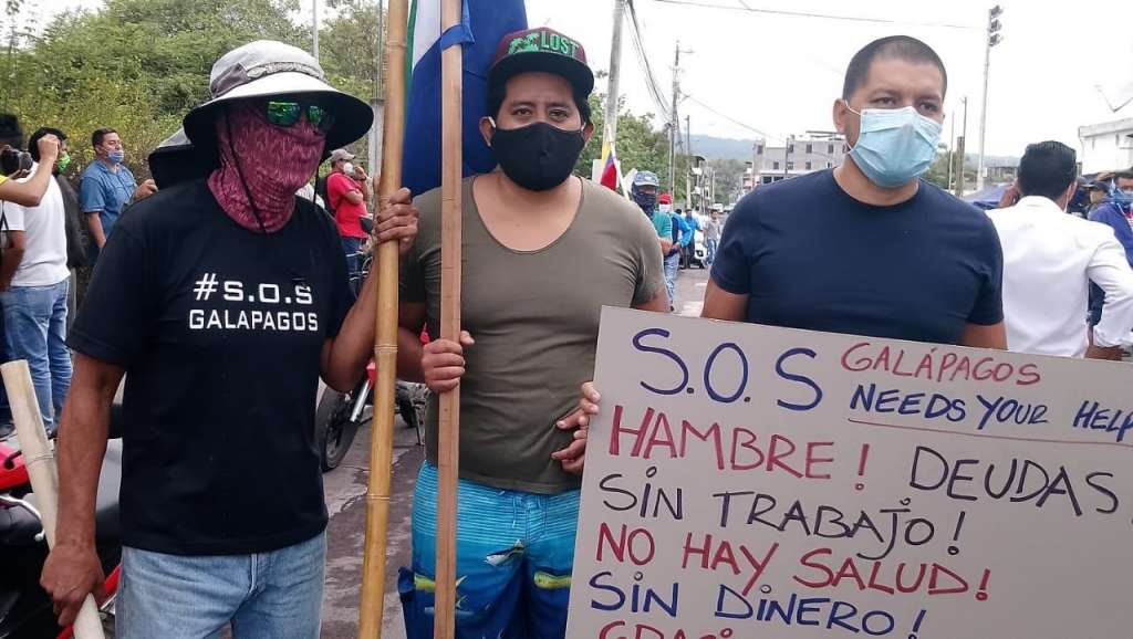 Más de una semana de protestas en Galápagos