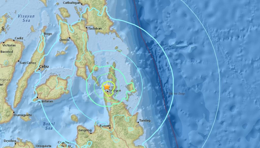 Sismo de magnitud 6,5 sacude el sur de Filipinas