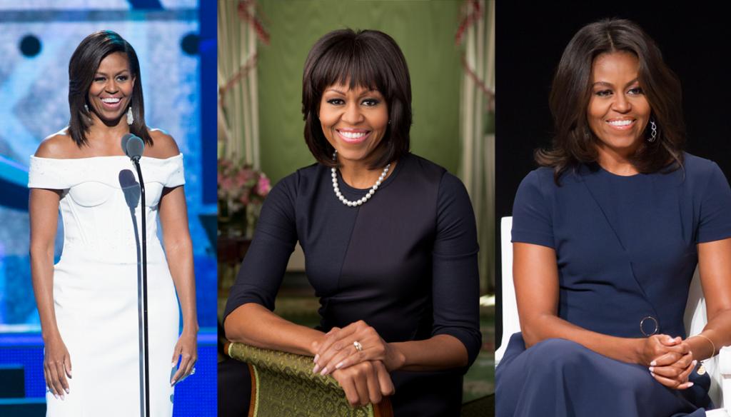 Michelle Obama fue vista con su cabello natural y es furor en redes