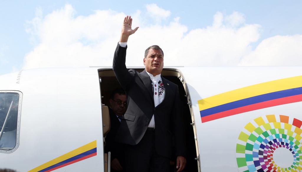 Correa viaja a Guatemala para ceremonia de traspaso de mando