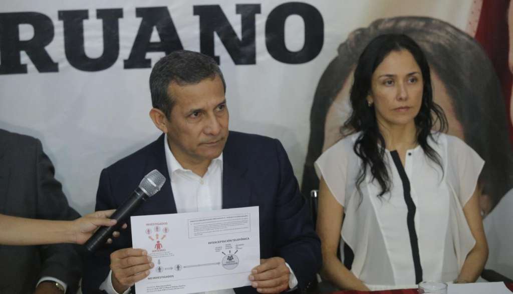 Acusan a expresidente Humala y su esposa por Odebrecht